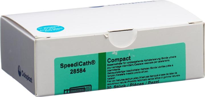 Coloplast Compact 1x Catheter CH14 7cm Woman Nelaton, 30 pcs.