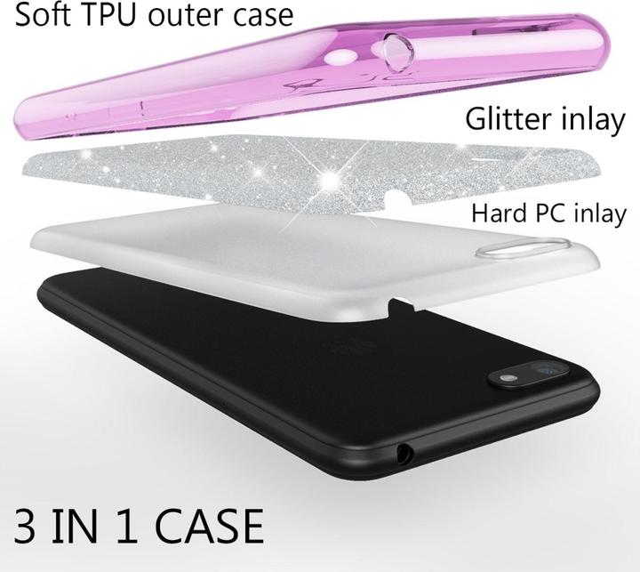 Image du produit Nalia Étui à paillettes (Huawei Y5 (2018))