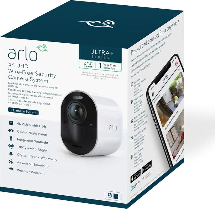 Immagine prodotto Arlo Ultra VMS5140 Set di 1 (3840 x 2160 pixel)