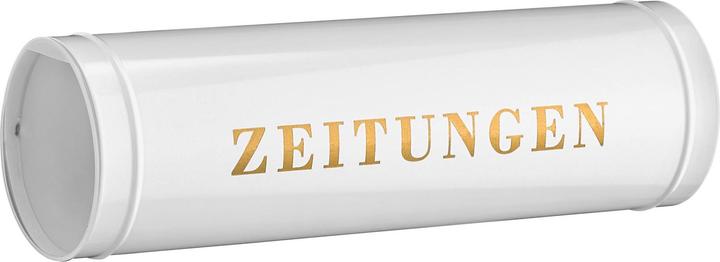 Produktbild Burg Wächter Zeitungsbox 800 Breite 400 mm weiss Stahl