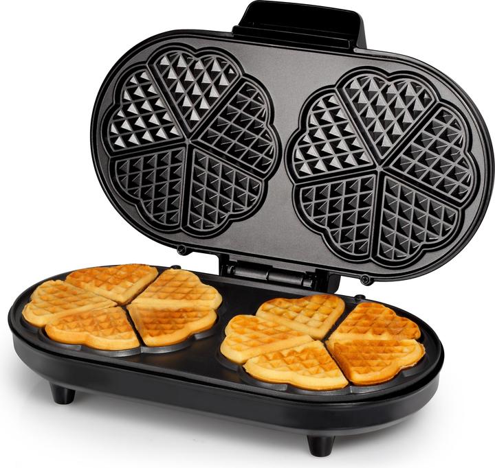 Actual product image Tristar Waffle iron WF-2120 with hearts (EU plug)