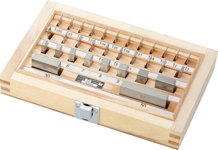 Produktbild Fortis Parallel Endmasssatz Stahl 32 teilig Toleranzklasse 0