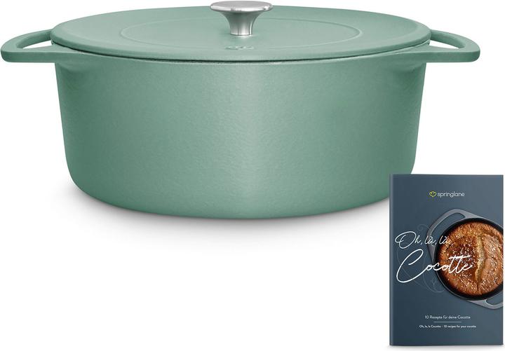 Springlane Cocotte Clara 6L (28 cm, Bräter + Schmortopf, Gusseisen)