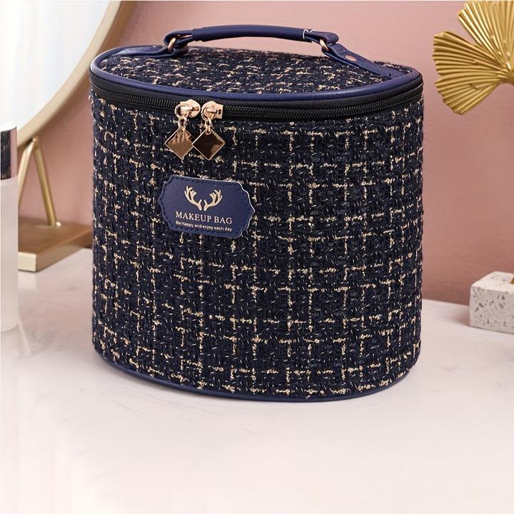 Only-Bags.Store Chic Large Capacity Makeup Organizer - Portable Cosmetic Storage Case, Waterproof &