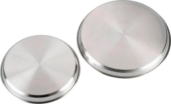 Krüger Set de plaques de cuisson en acier inoxydable 4 pièces