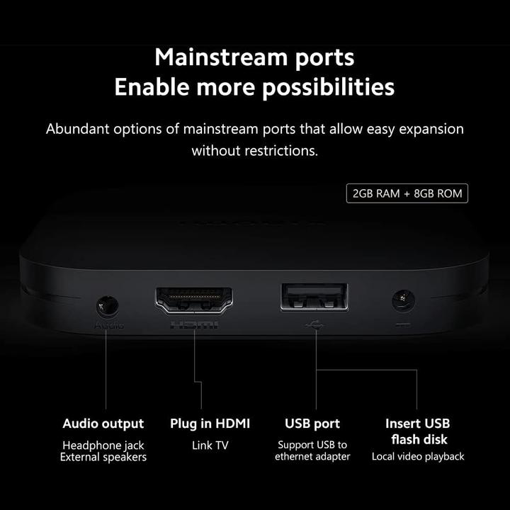 Image du produit Xiaomi TV Box S 4K (2nd. Gen) (8 Go, Android 11)