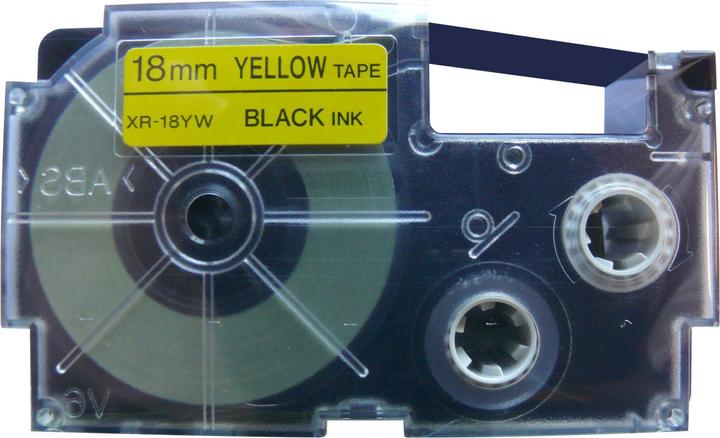 Produktbild Casio Schriftband XR (1.80 cm, Schwarz, Gelb)