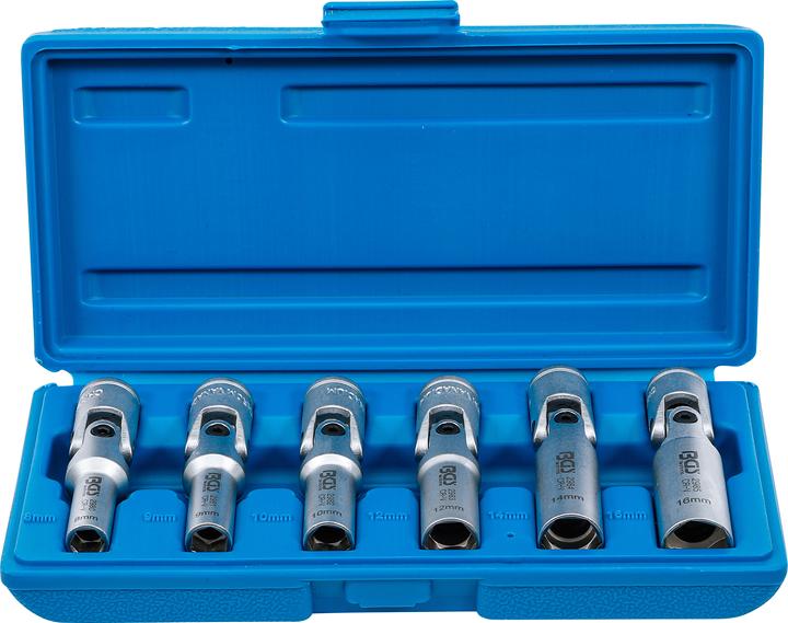 Immagine prodotto BGS Set di chiavi universali per candelette, esagono attacco quadro 10 mm (3/8") SW 8...