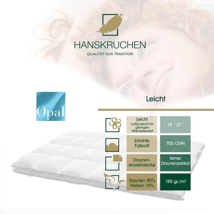 Actual product image Hanskruchen Opal (530 g, 135 x 200 cm)