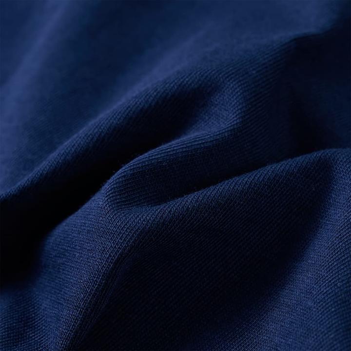 Image du produit VidaXL Tee-shirt manches longues enfant bleu marine 92,Matière : 100 (92)