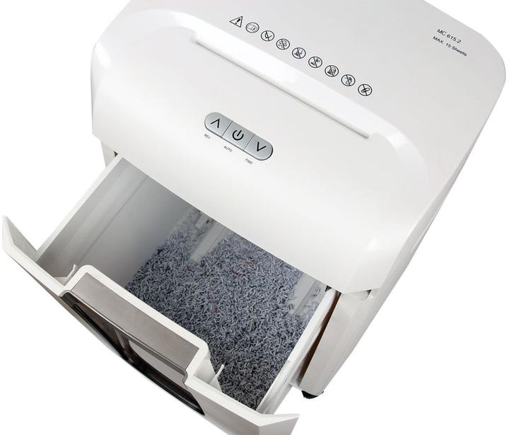 Image du produit Olympia Destructeur de documents MC 615.2 blanc (Coupe de particules)