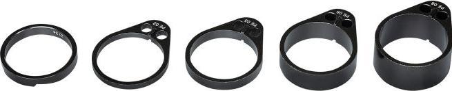Immagine prodotto PRO DISTANZIALI VIBRANTI 1 1/4" SUPERIORE:5MM, INFERIORE:3,5,10,15MM (101.60 mm)