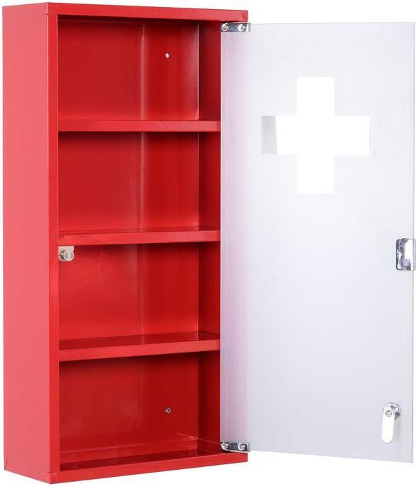 Produktbild Homcom Medizinschrank zum Abschliessen (30 x 12 x 60 cm)