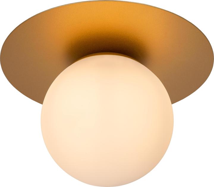 Actual product image Lucide TRICIA - Ceiling lamp - Ø 25 cm - 1xE27 - Matt gold / brass 79187/01/02 (E27)