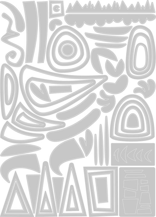 Produktbild Sizzix Thinlits Stanzschablone "Infinite Doodles #1"