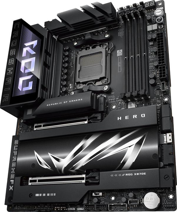 Actual product image ASUS Rog Crosshair X870e Hero (AM5, AMD X870E, ATX)