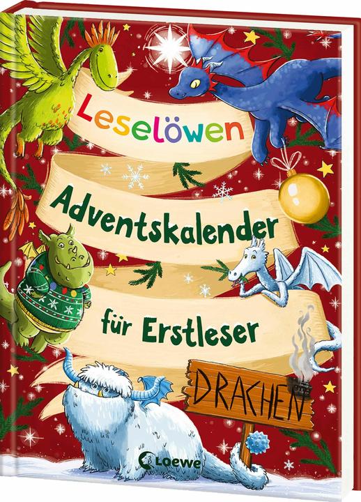 Loewe Leselöwen-Adventskalender für Erstleser - Drachen