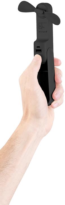 Actual product image Pearl 3in1 Mini Fan with Powerbank & Flashlight