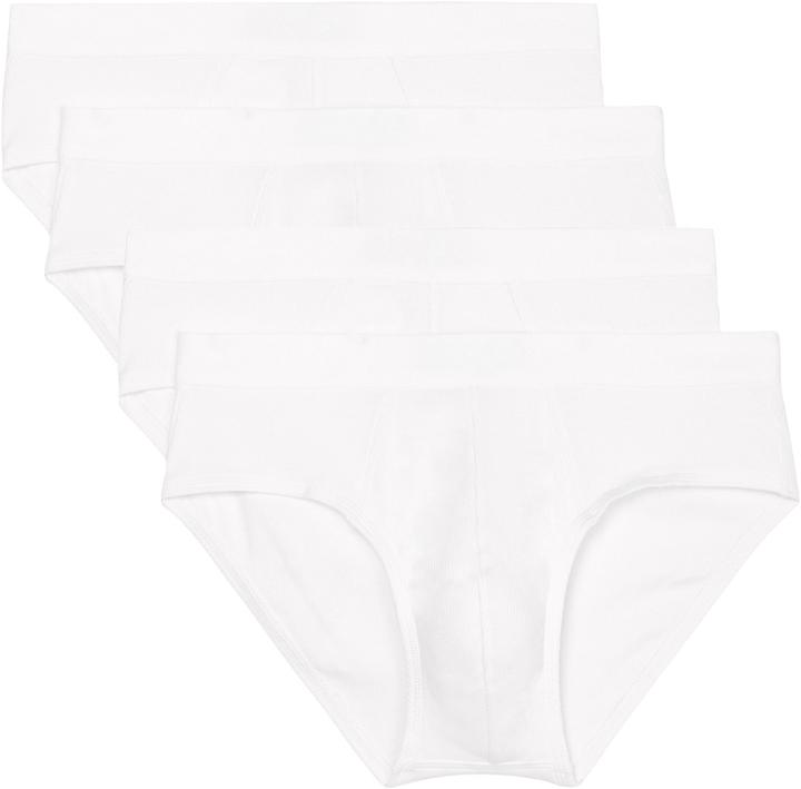 Actual product image Marc O'Polo Pack of 4 Iconic Rib Organic Cotton Briefs / Underpants (S, pack of 4)