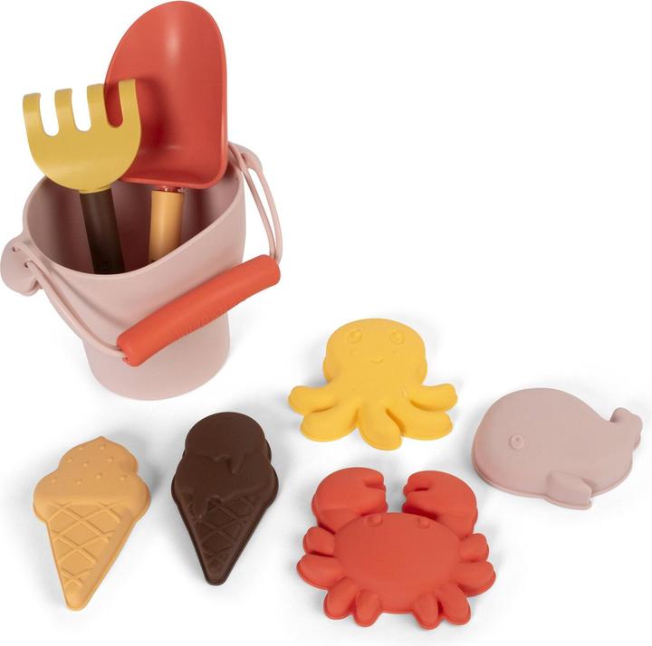 Produktbild Filibabba Silikon Strandset - Peach Mix