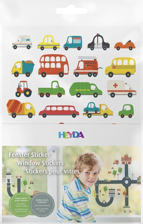 Actual product image Heyda Craft set vehicles 3 sheets, A4
