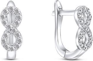 Brilio Silver - Charming Silver Infinity Earrings EA353W
