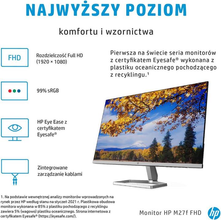 Image du produit HP M27f (1920 x 1080 pixels, 27")