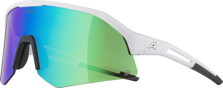 Actual product image ALPINA SPORTS Sonic HR Q (White Matt, Green)