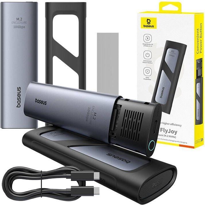 Immagine prodotto Baseus Custodia per SSD della serie FlyJoy (M.2 NVMe) Grigio Spazio (M.2 2242)
