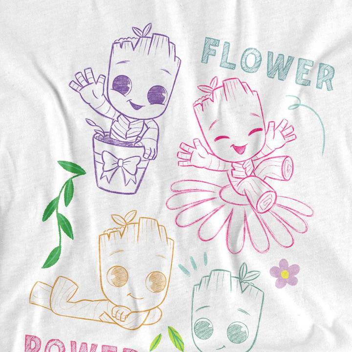Produktbild Guardians of the Galaxy Flower Power TShirt (140)