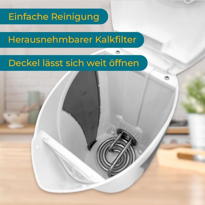 Immagine prodotto Lentz Elektrischer Wasserkocher Teekocher Heisswasserbereiter (1.70 l)