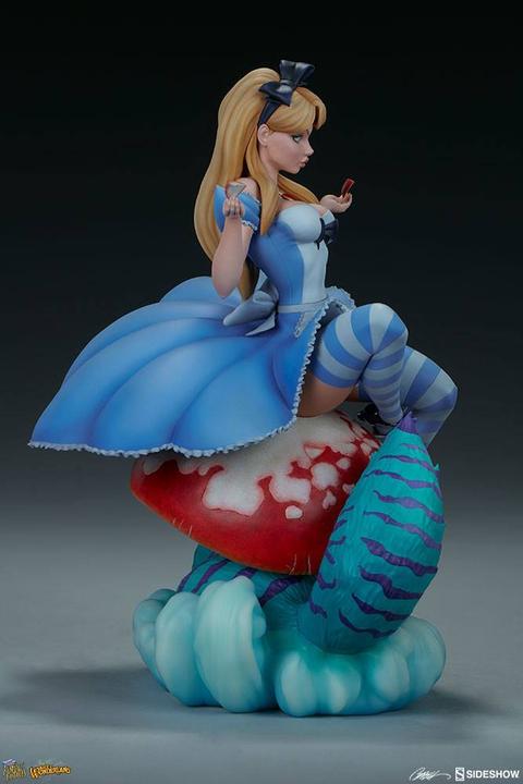 Actual product image Sideshow Fairytale Fantasies Collection "Alice in Wonderland" Statue