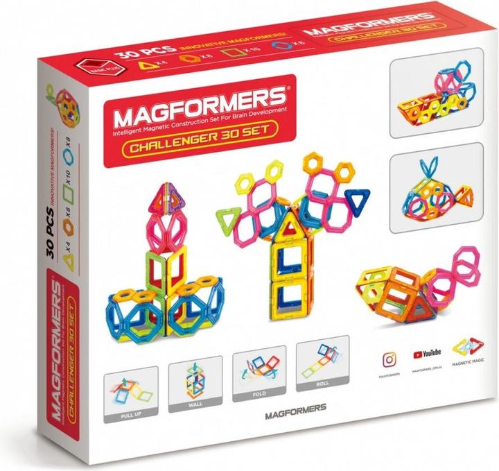 Magformers Challenger Set de 30 pièces 715020