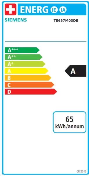 Energie-Label Siemens EQ6 plus s700 TE657M03DE