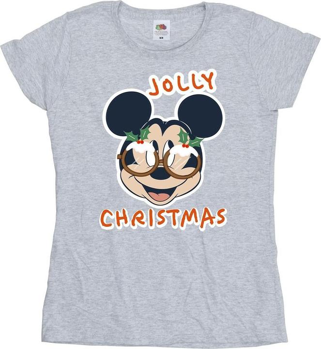 Produktbild Disney Mickey Mouse Jolly Christmas Glasses TShirt (XXL)