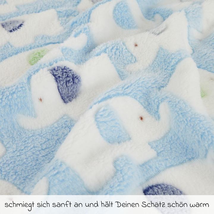 Produktbild Globus Schmusedecke Elefant (75 x 90 cm)