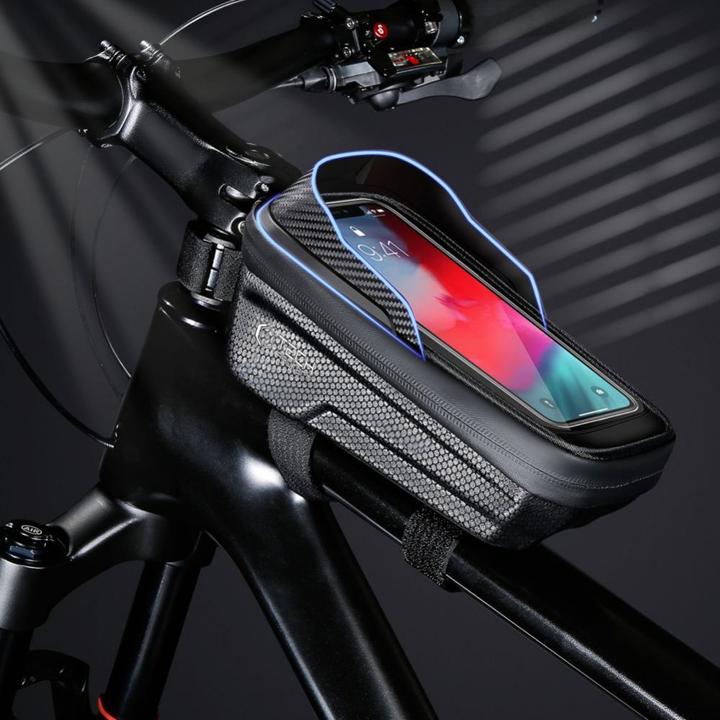 Immagine prodotto Tech-Protect Borsa da bicicletta V2 con spazio per un telefono da 1 litro - nera