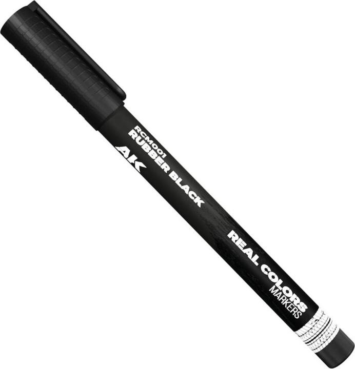Image du produit AK Interactive Real Colors Marqueur en caoutchouc noir