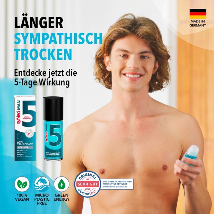 Produktbild syNeo 5 MAN Antitranspirant Roll-On (Roll-on, 50 ml)