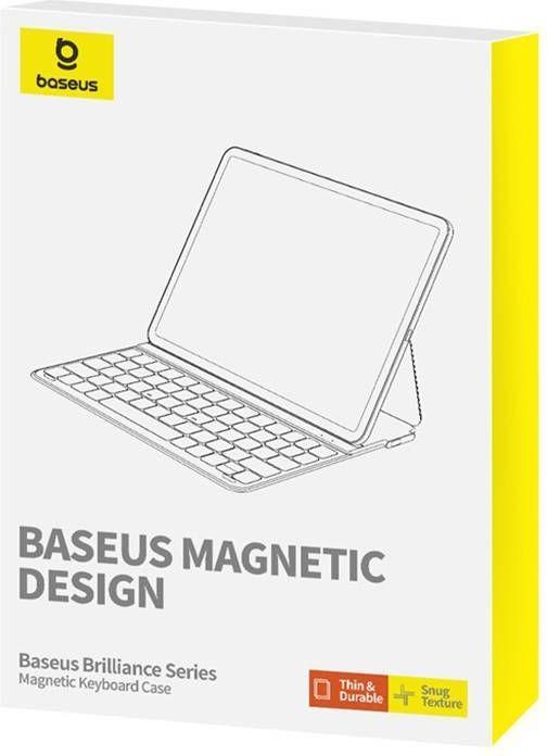 Immagine prodotto Baseus Custodia con tastiera magnetica Brilliance per iPad 10.2" (nero)