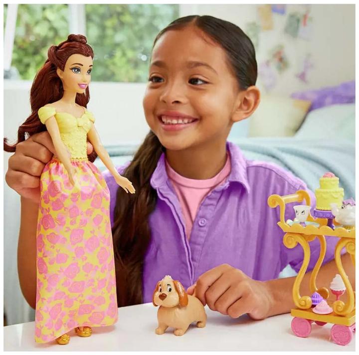 Actual product image Mattel Belle's Tea Time Cart