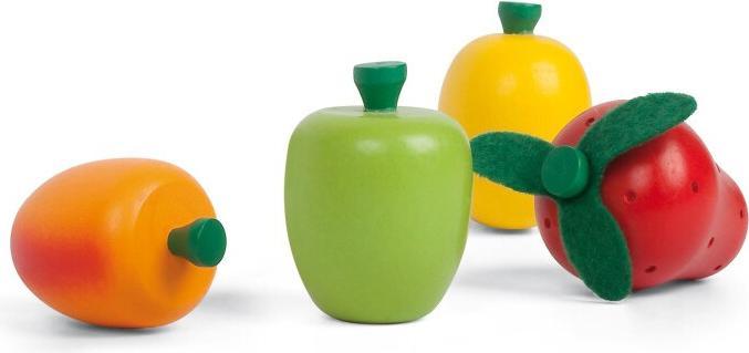 Actual product image Janod Wooden box with fruits