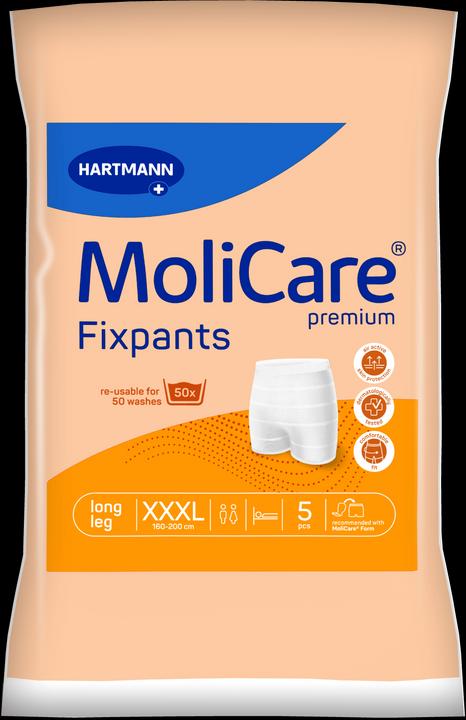 Immagine prodotto MoliCare Pantaloni fissi per incontinenza a gamba lunga Premium Fixpants (5 x, XXL)