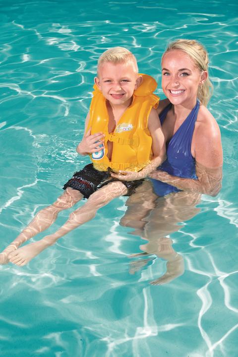 Actual product image Bestway Life Jacket 3-6 years Swim Safe Step (One size, 14 - 23 kg)