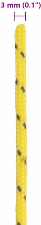 Image du produit VidaXL Corde de tente réfléchissante avec tendeurs de corde 50 m 3 mm