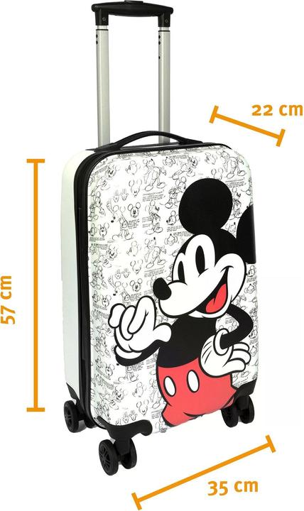 Produktbild Scooli Reisekoffer Mickey Mouse 20', Kofferart (36 l, Handgepäck (bis 50l))