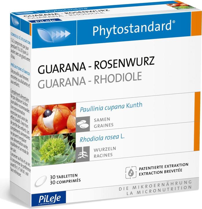 Produktbild Phytostandarts Guarana - Rosenwurz Tablette (30 Stück, Tabletten, 35 g)
