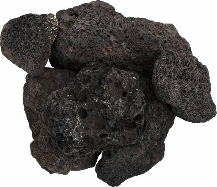 Immagine prodotto VidaXL Granulato di lava Pacciamatura di lava Pietra lavica Pacciamatura per acquari Ghiaia nera 25 kg (Decorazione, altre voci)