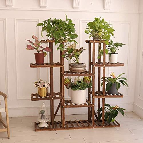 Produktbild Unho Pflanzenregal Holz,115×25×116cm