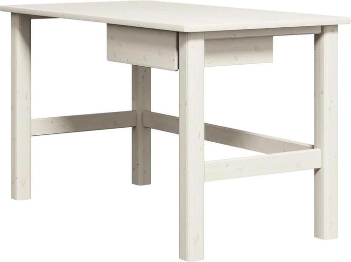 Immagine prodotto Flexa Classic Schreibtisch mit Schublade Weiss lasiert